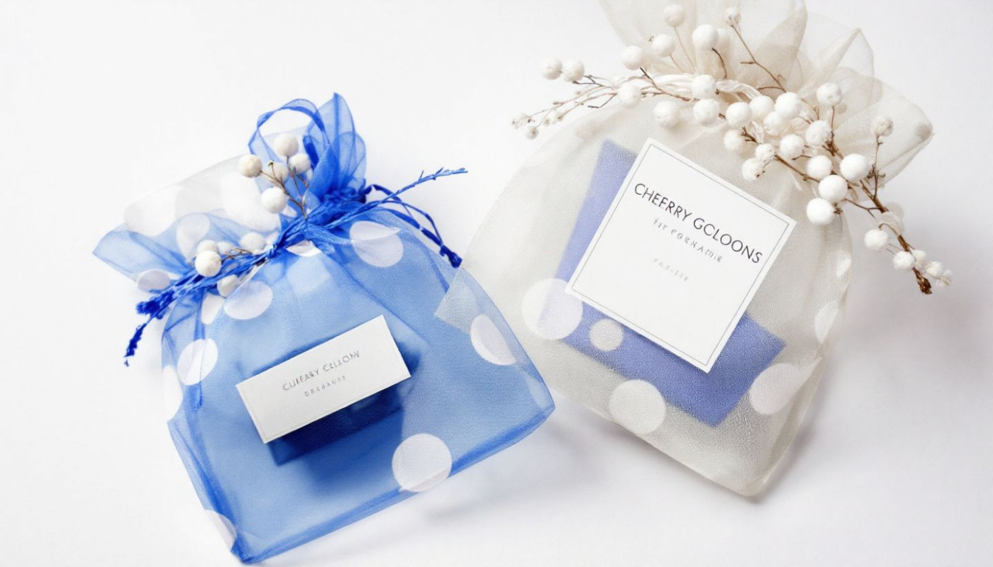 Utilisation créative des sachets organza dans la présentation de produits